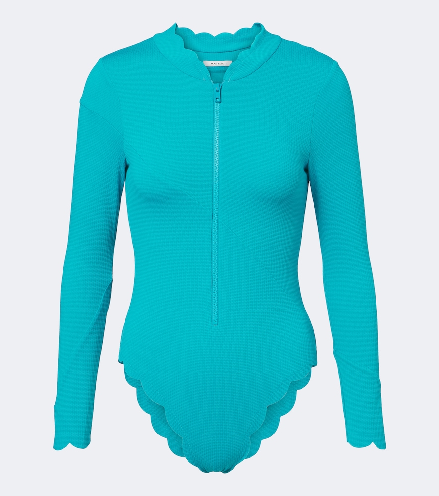 Rashguard-Badeanzug North Sea mit Bogenkante