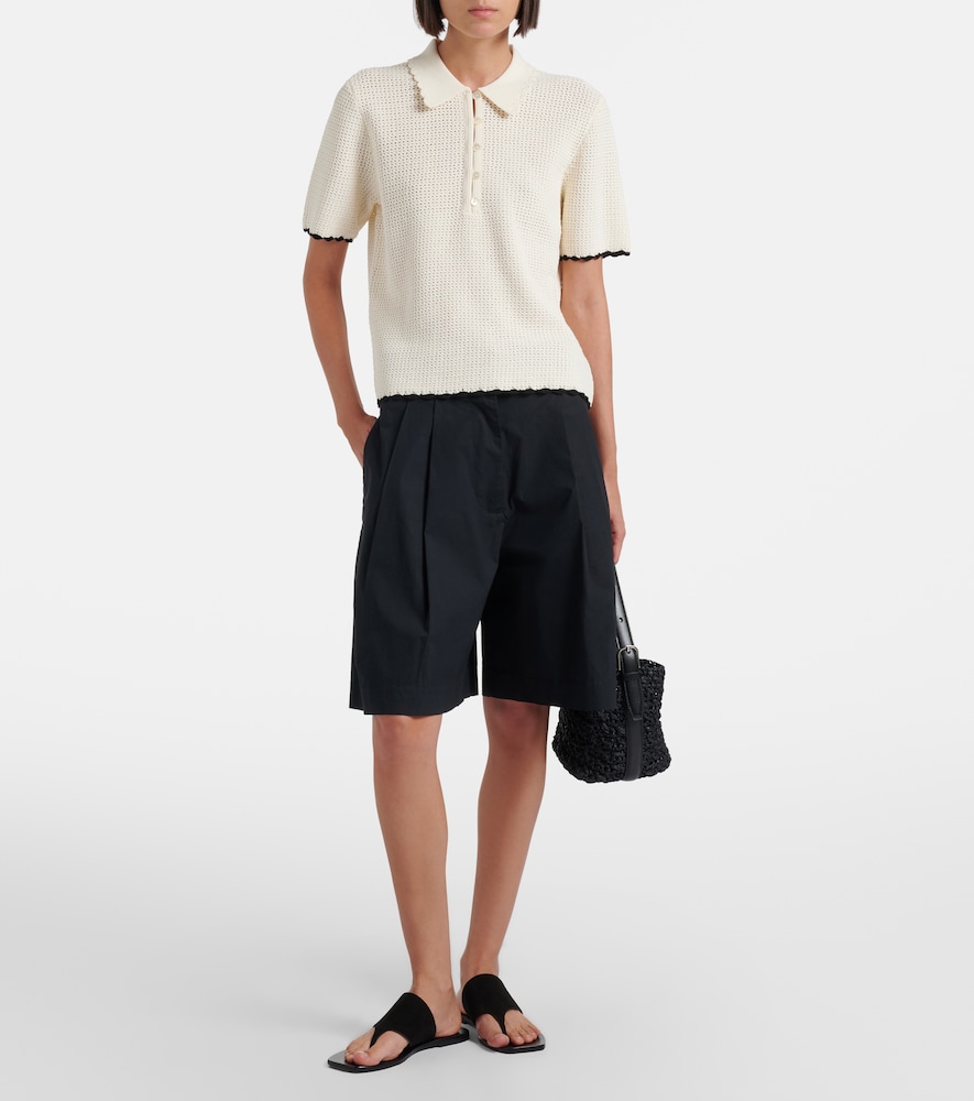 Daybreak Crochet Scalloped Polo