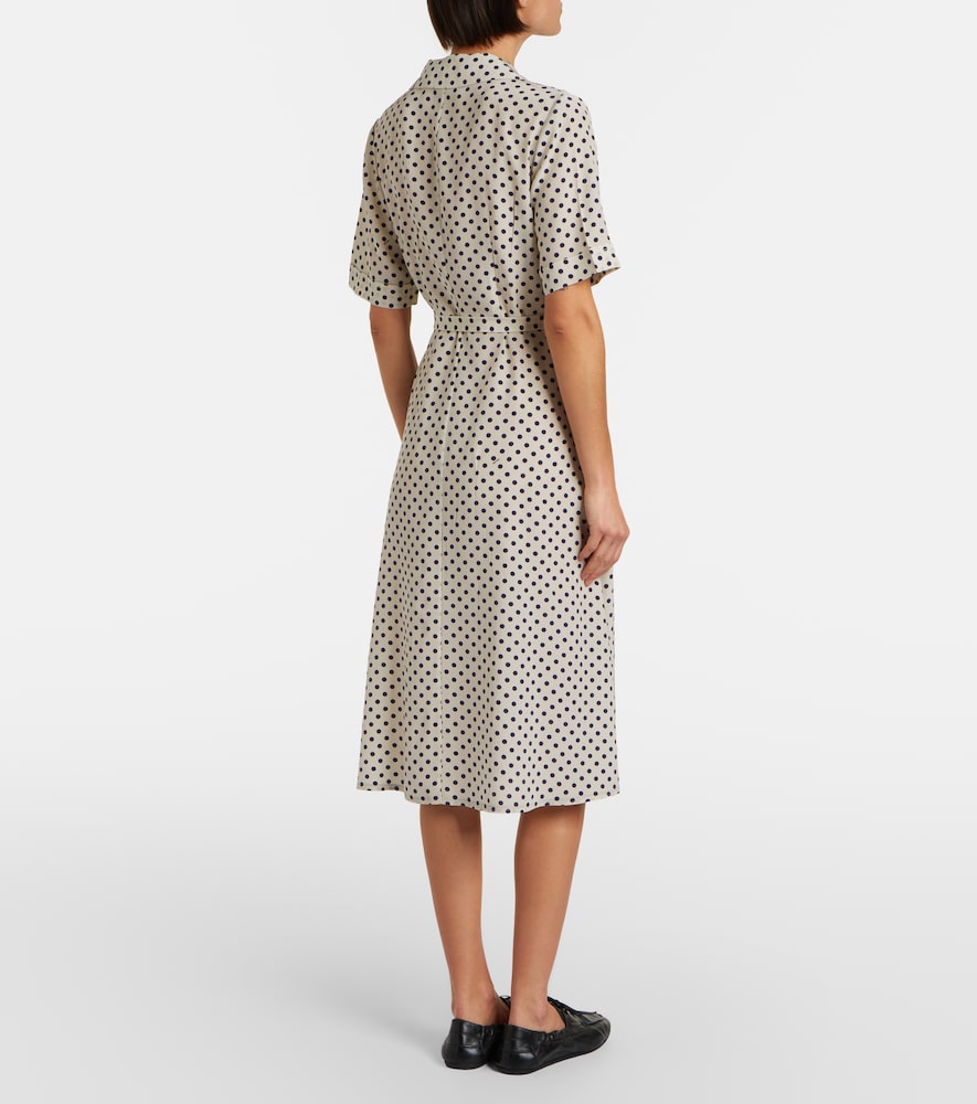  Prada Prada Hemdblusenkleid Aus Seide 