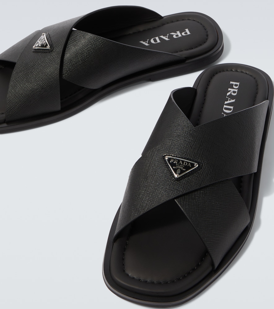  Prada Prada Leather Sandals 