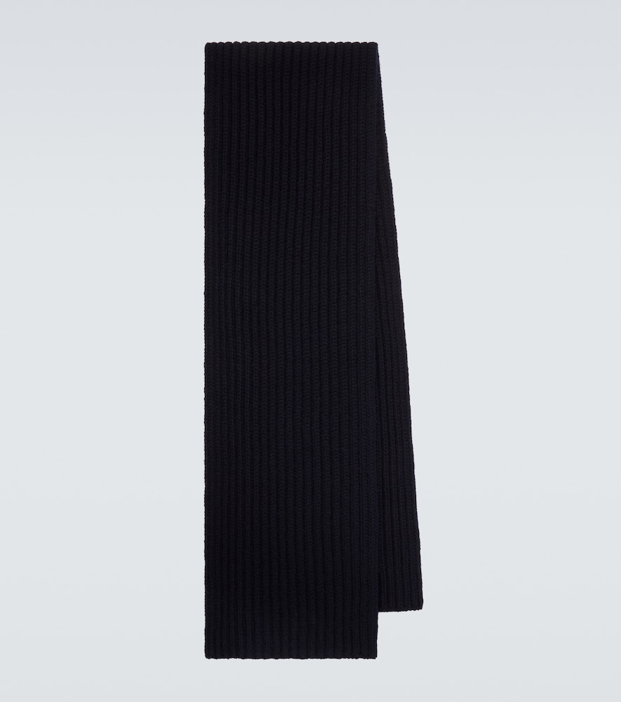 Sciarpa in cashmere a coste