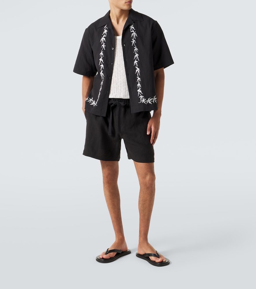  Commas Commas Embroidered Bowling Shirt 
