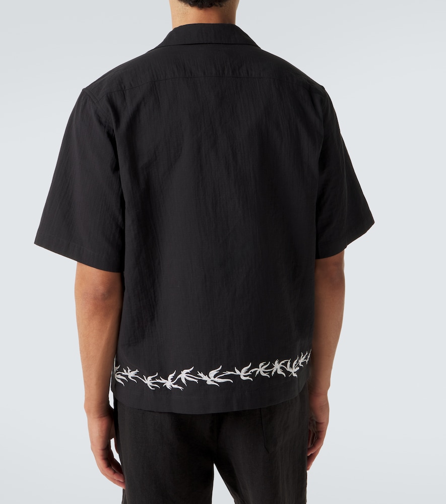  Commas Commas Embroidered Bowling Shirt 