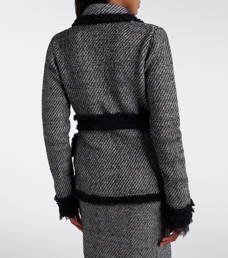 Wool-Blend Tweed Jacket