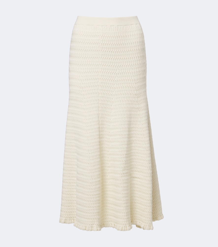 White Label – Gonna midi Magnolia in maglia