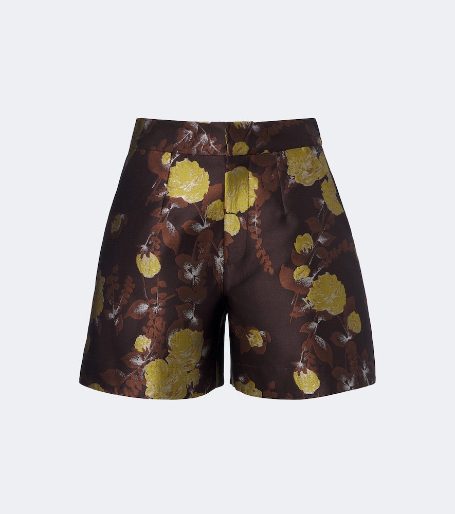 Shorts Devon in jacquard floreale