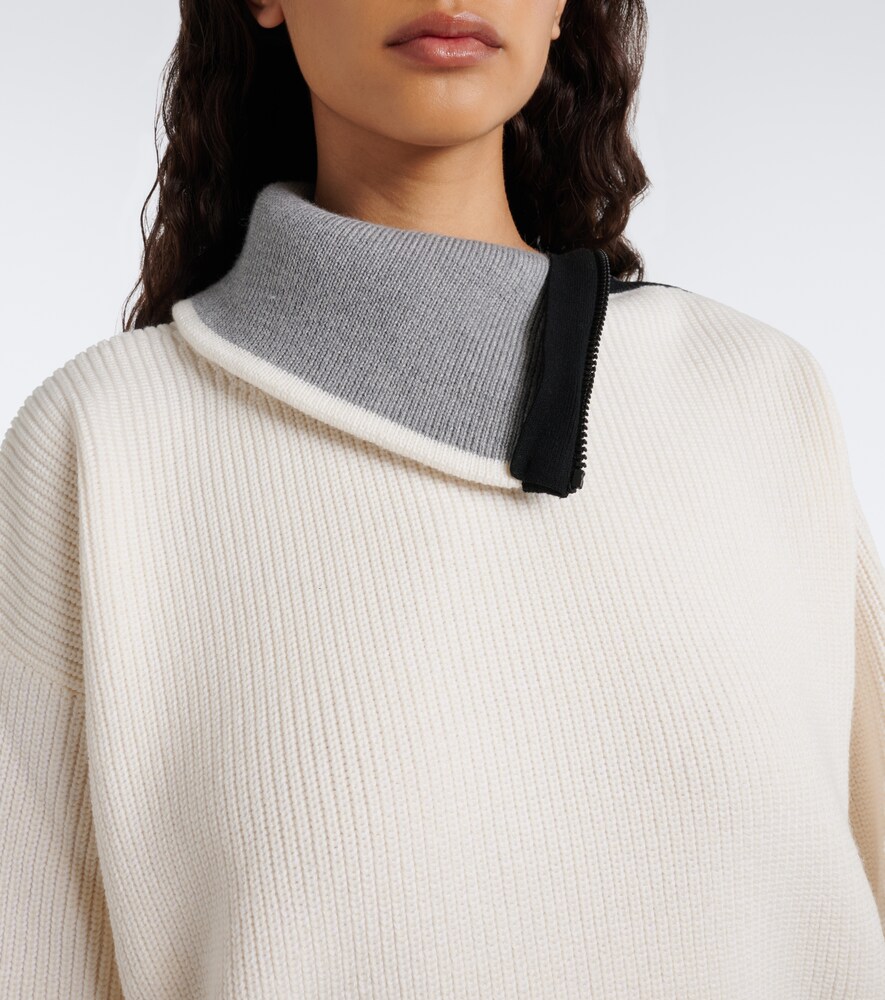 Double L Wool-Blend Sweater
