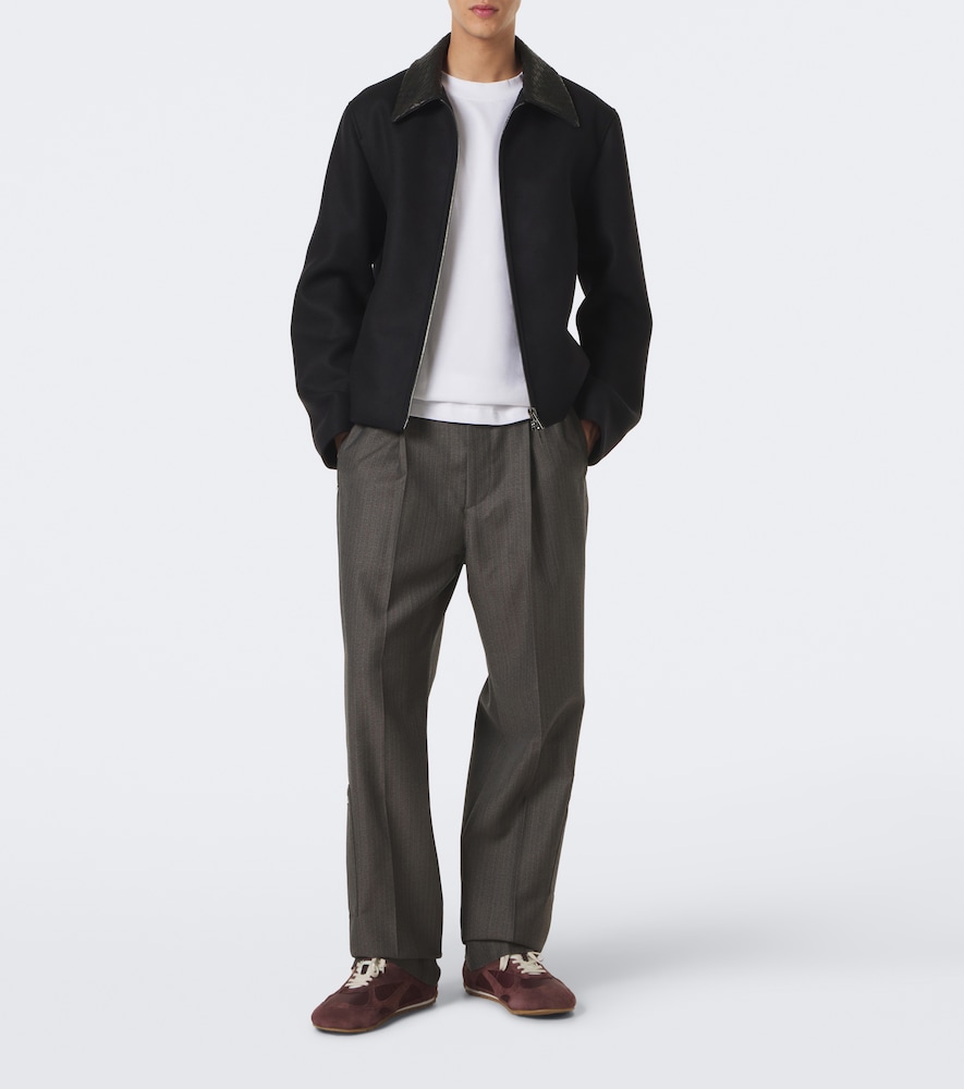 Intrecciato Wool Felt Jacket