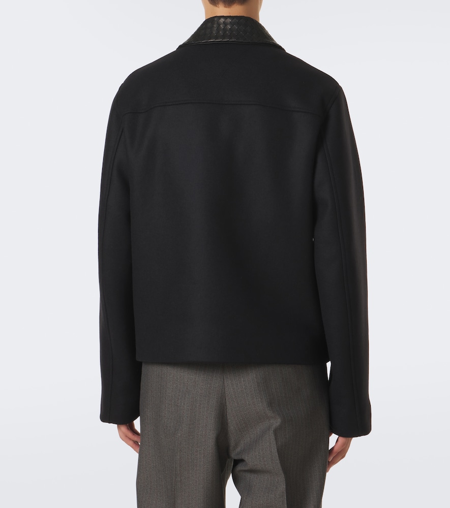 Intrecciato Wool Felt Jacket