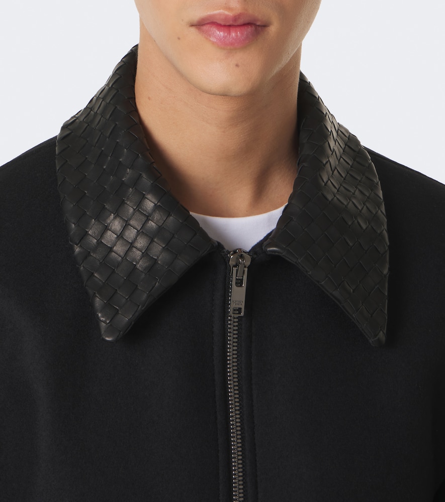 Intrecciato Wool Felt Jacket