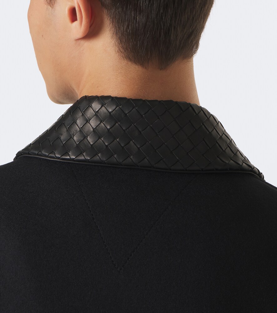 Intrecciato Wool Felt Jacket