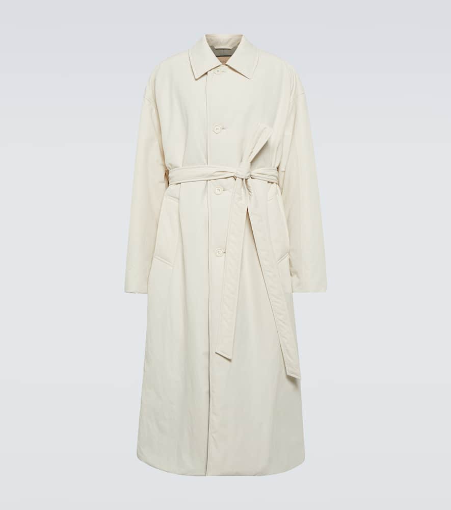 Gucci Single Breasted Belted Waist Coat In Nude