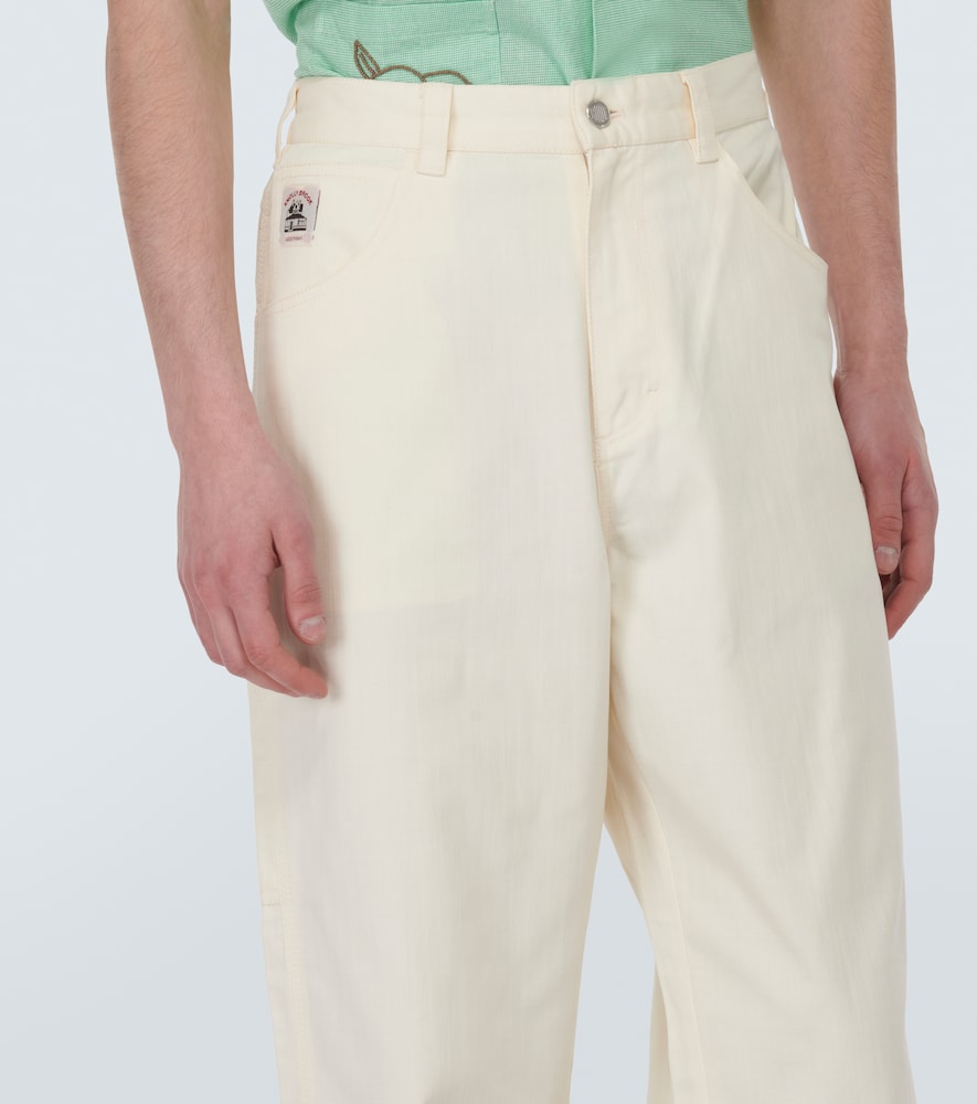  Bode Bode Pantaloni Knolly Brook In Cotone 