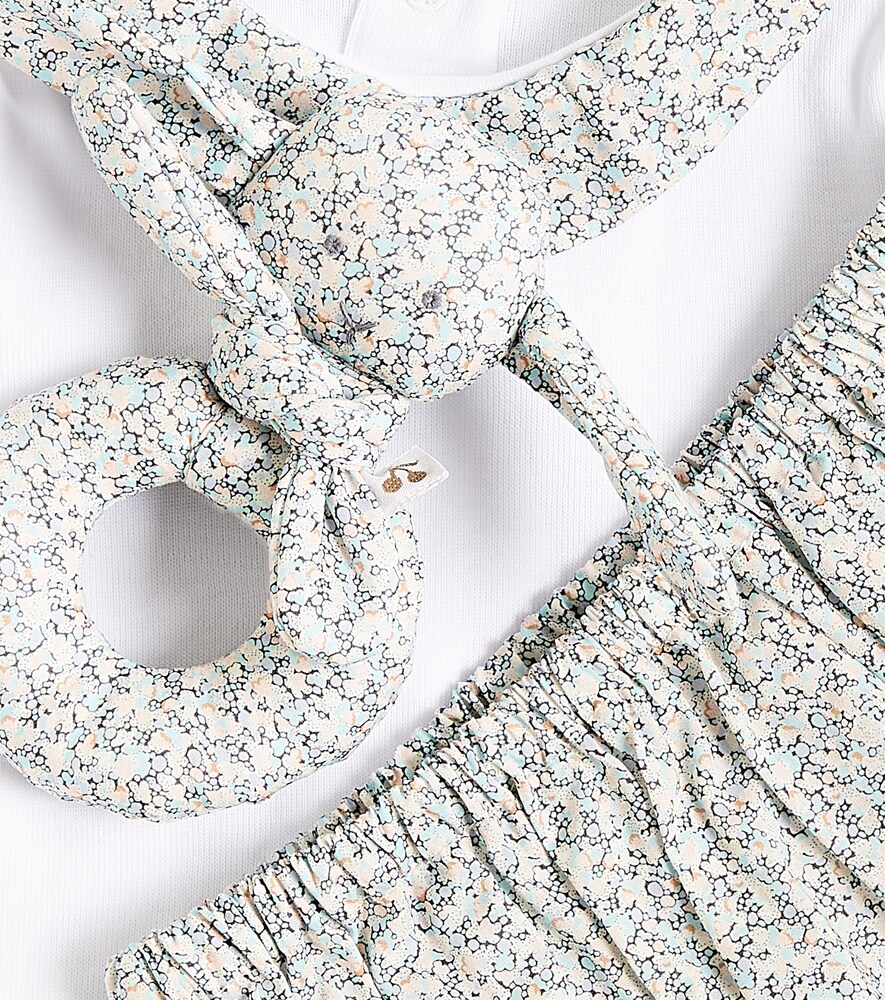  Bonpoint Bonpoint Baby Set Aus Top, Höschen Und Rassel 