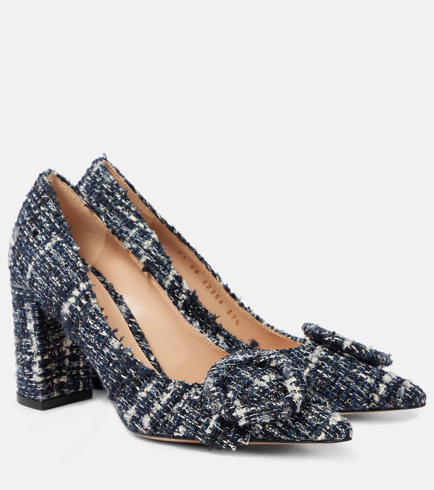 Gianvito Rossi Women's Blue Boucle Pumps UK Size 6.5 - Mytheresa