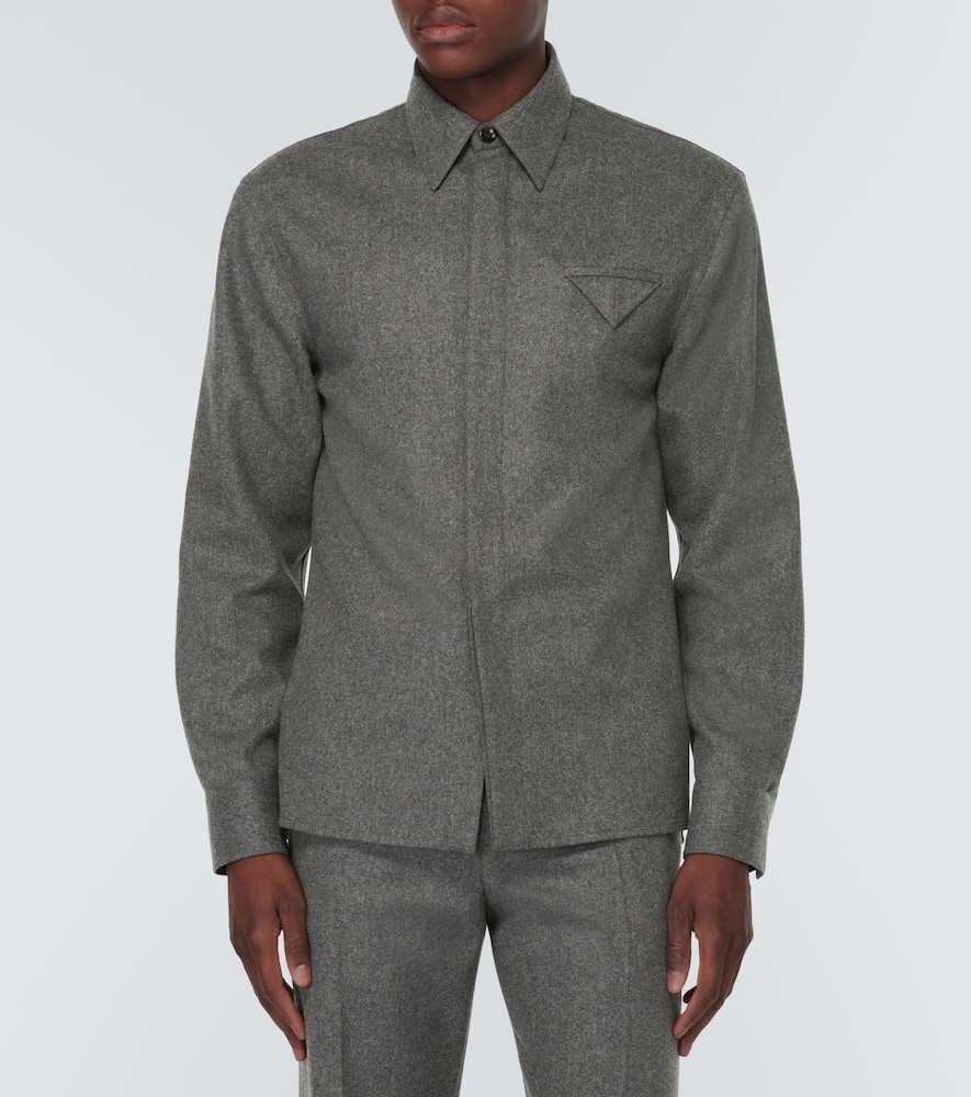 Bottega Veneta Wool flannel shirt