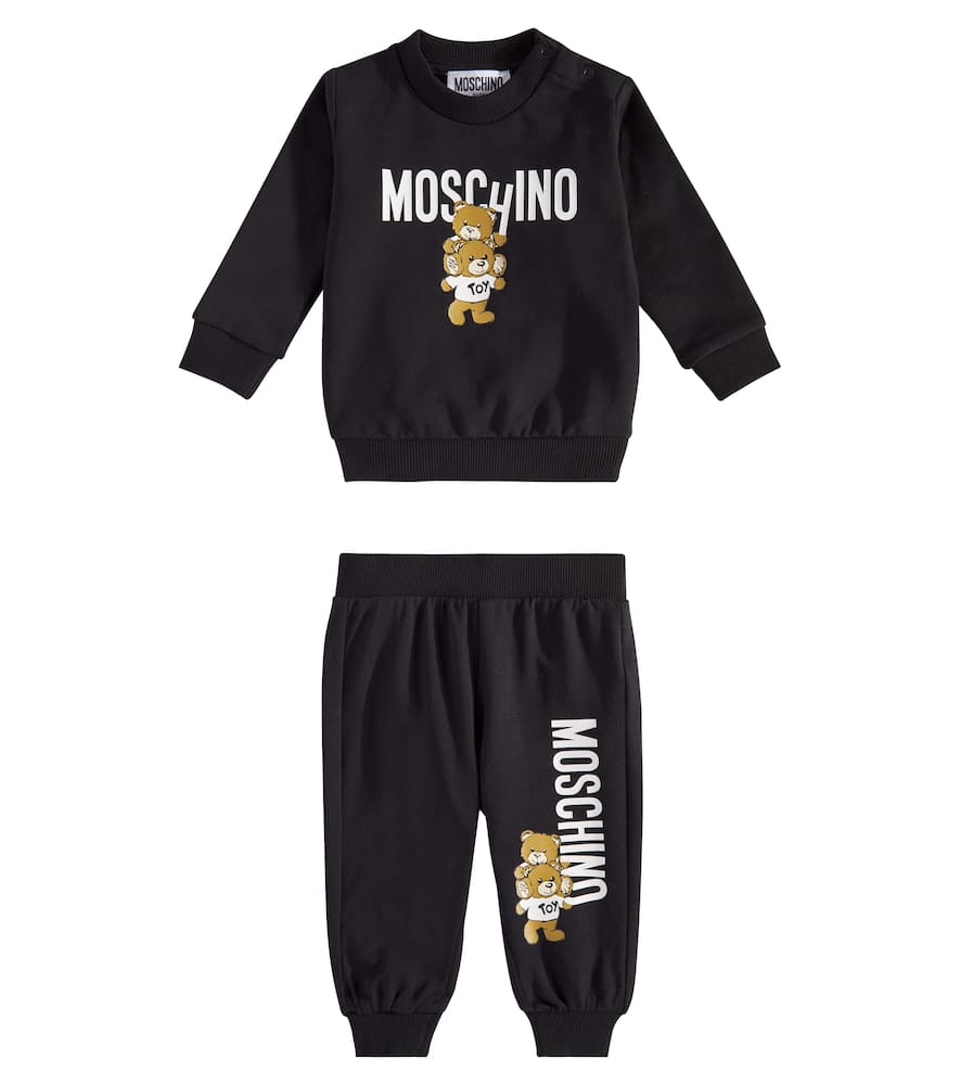Moschino Kids Baby cotton sweatshirt and pants set