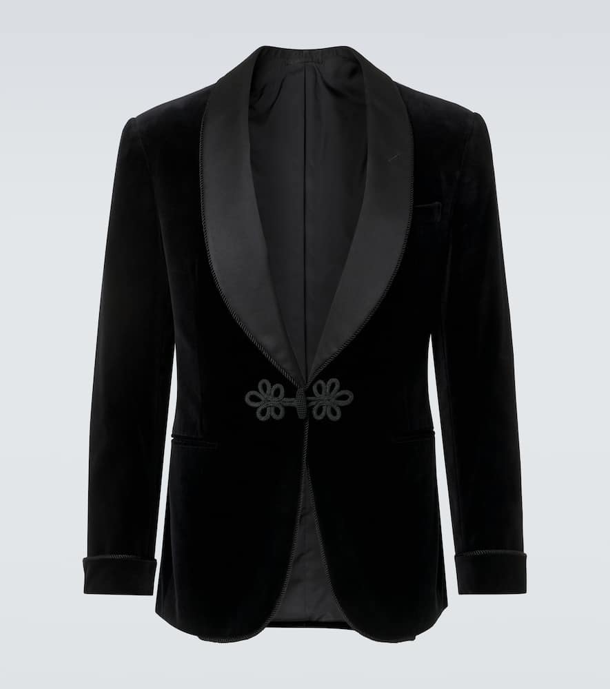 Ralph Lauren Purple Label Cotton velvet blazer