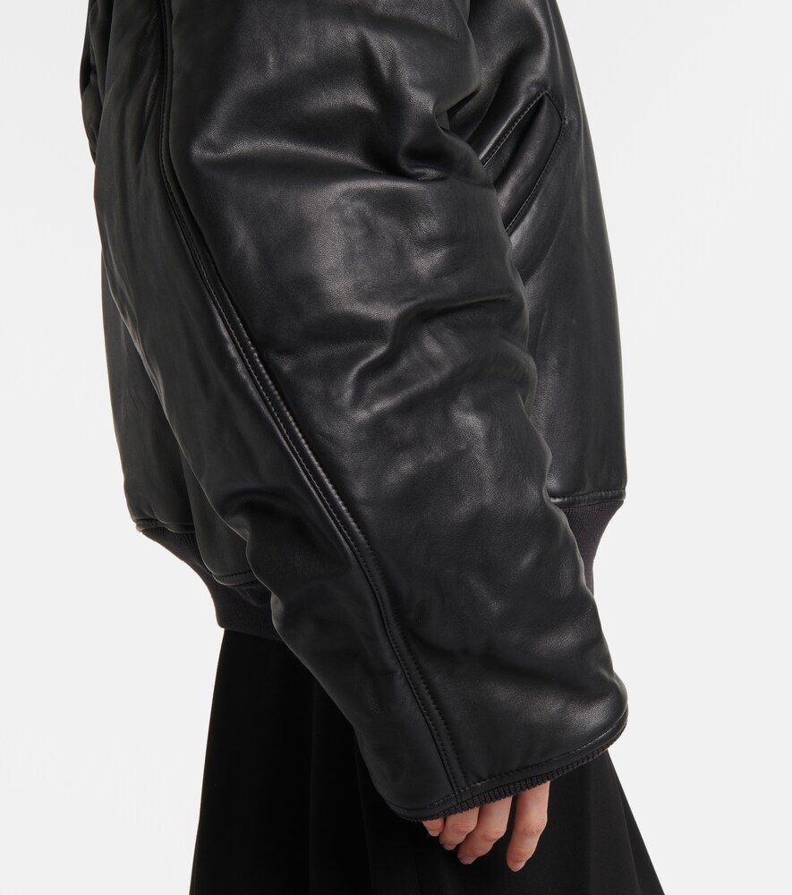  Balenciaga Balenciaga Bomberjacke Aus Leder 