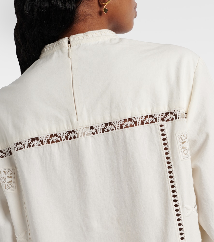 Severine Macramé Cotton Top
