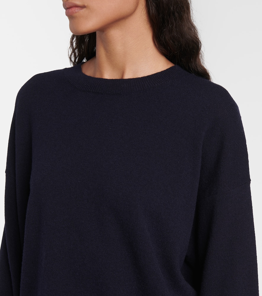 Versace Icon Wool Blend Sweater In Blue