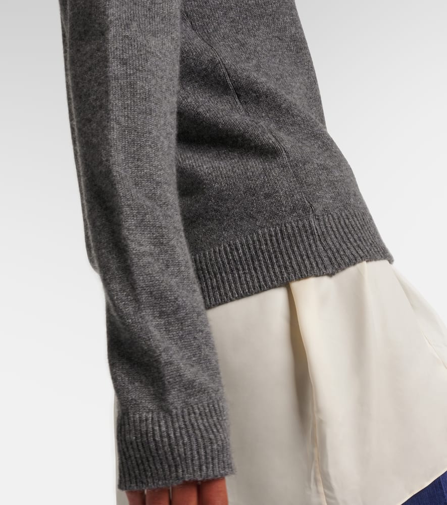 The Row Jayad Cashmere Sweater In Grey