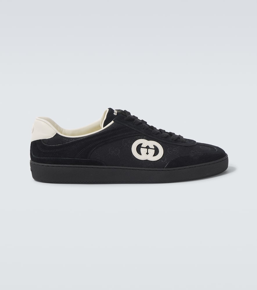 G75 suede and canvas sneakers