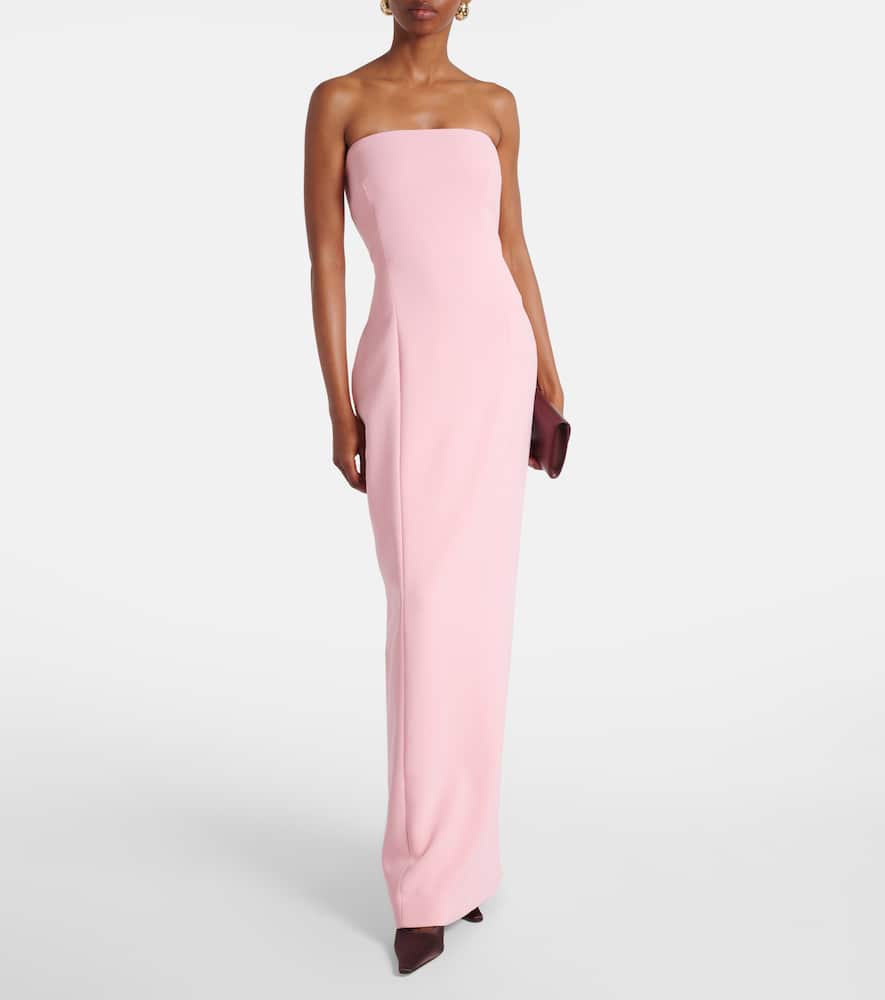 Solace London Anderson Maxi Dress In Pink
