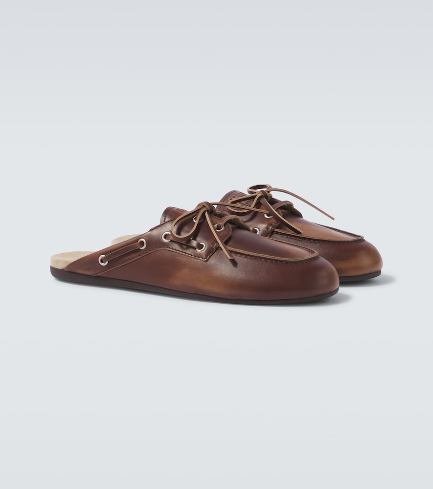  Miu Miu Miu Miu Slippers Aus Leder 