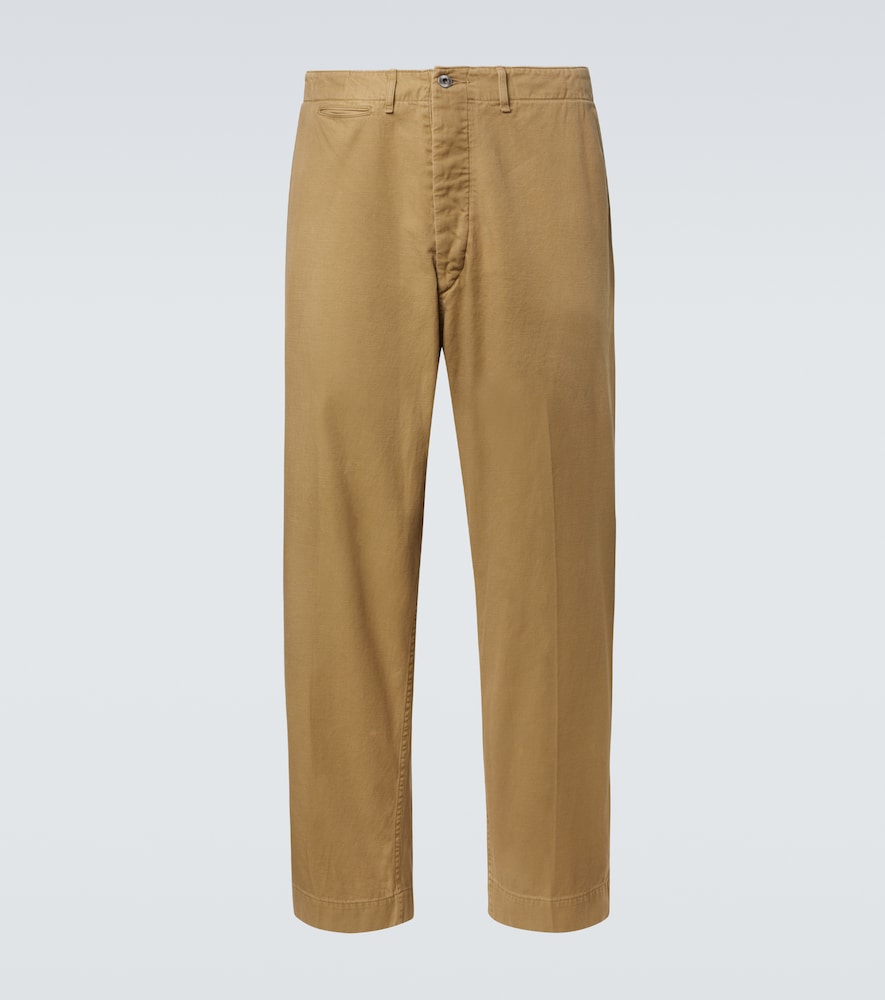 A. Presse Vintage cotton chinos