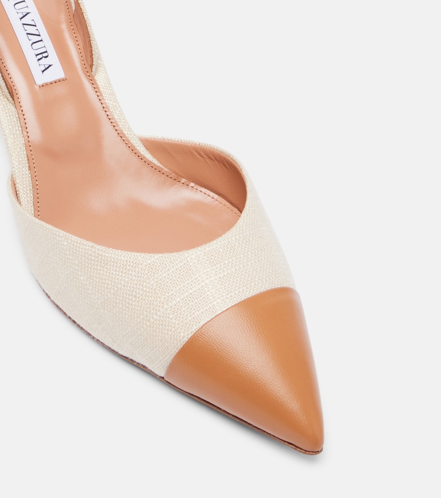  Aquazzura Aquazzura Slingback-pumps Milanese 50 Mit Leder 
