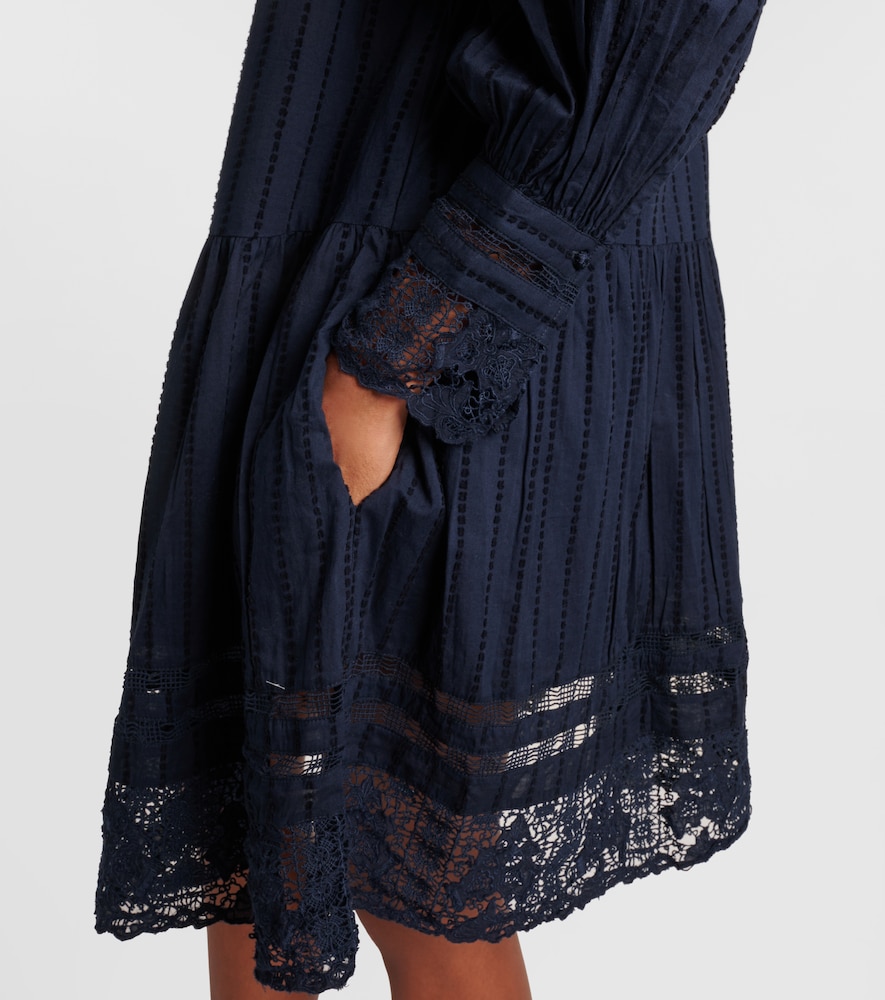  Ulla Johnson Ulla Johnson Minikleid Aus Spitze Und Baumwolle 