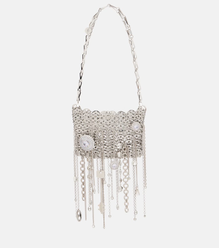 Rabanne Judy Blane 1969 Micro Shoulder Bag In Silver