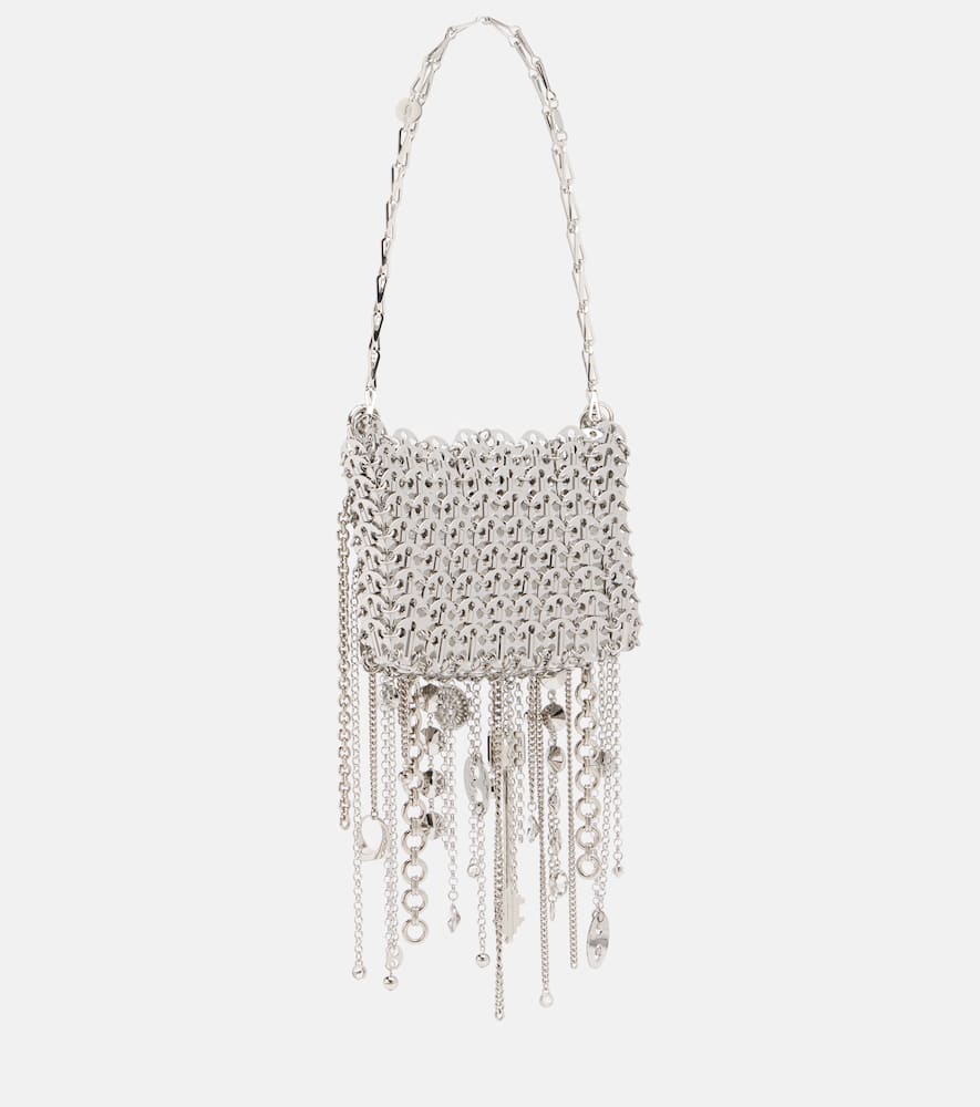 Rabanne Judy Blane 1969 Micro Shoulder Bag In Silver