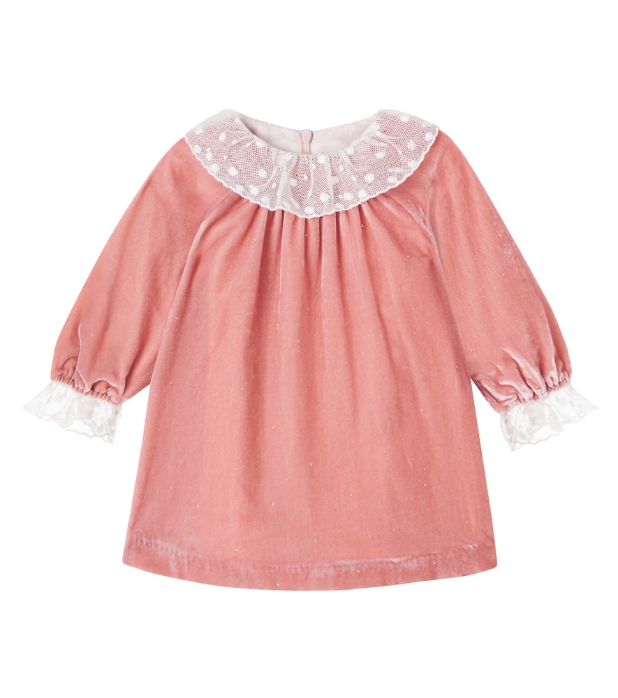 Tartine Et Chocolat Velvet Top In Pink