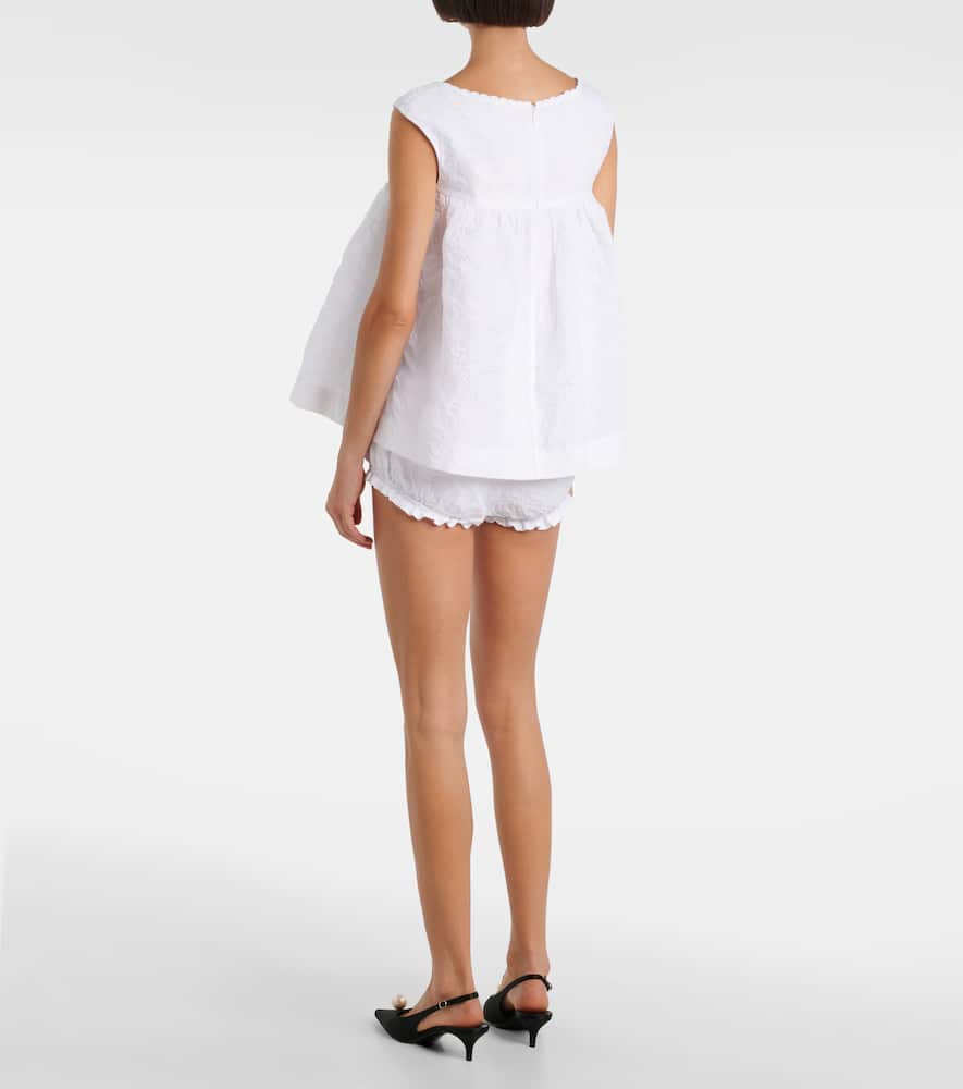 Shushu-tong Top In White