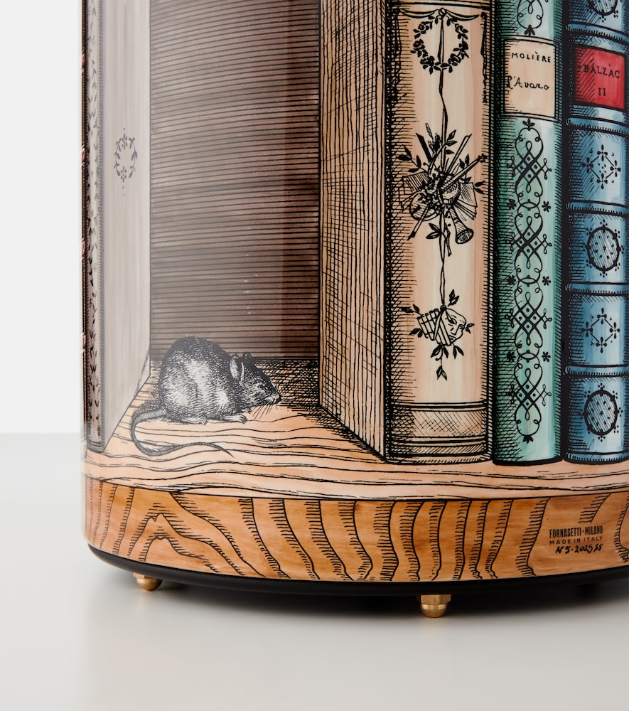 Fornasetti Fornasetti Récipient Gatto con libri 