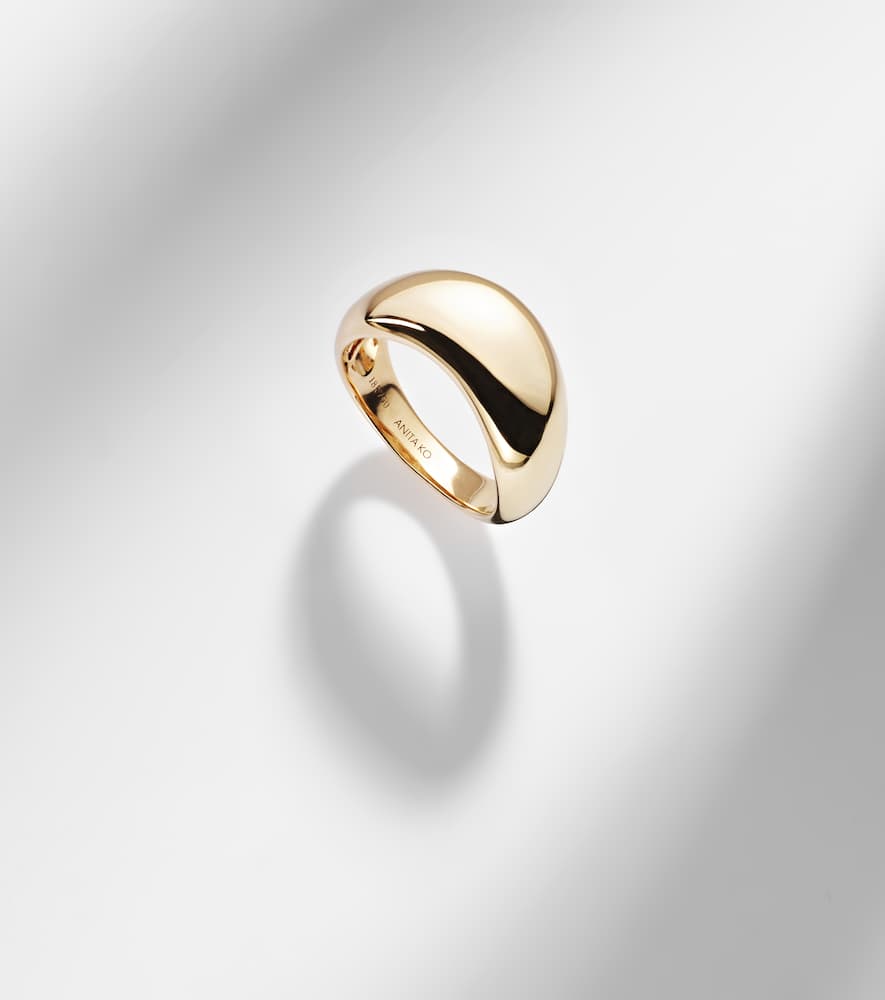 Anita Ko Celeste Wave 18kt gold ring