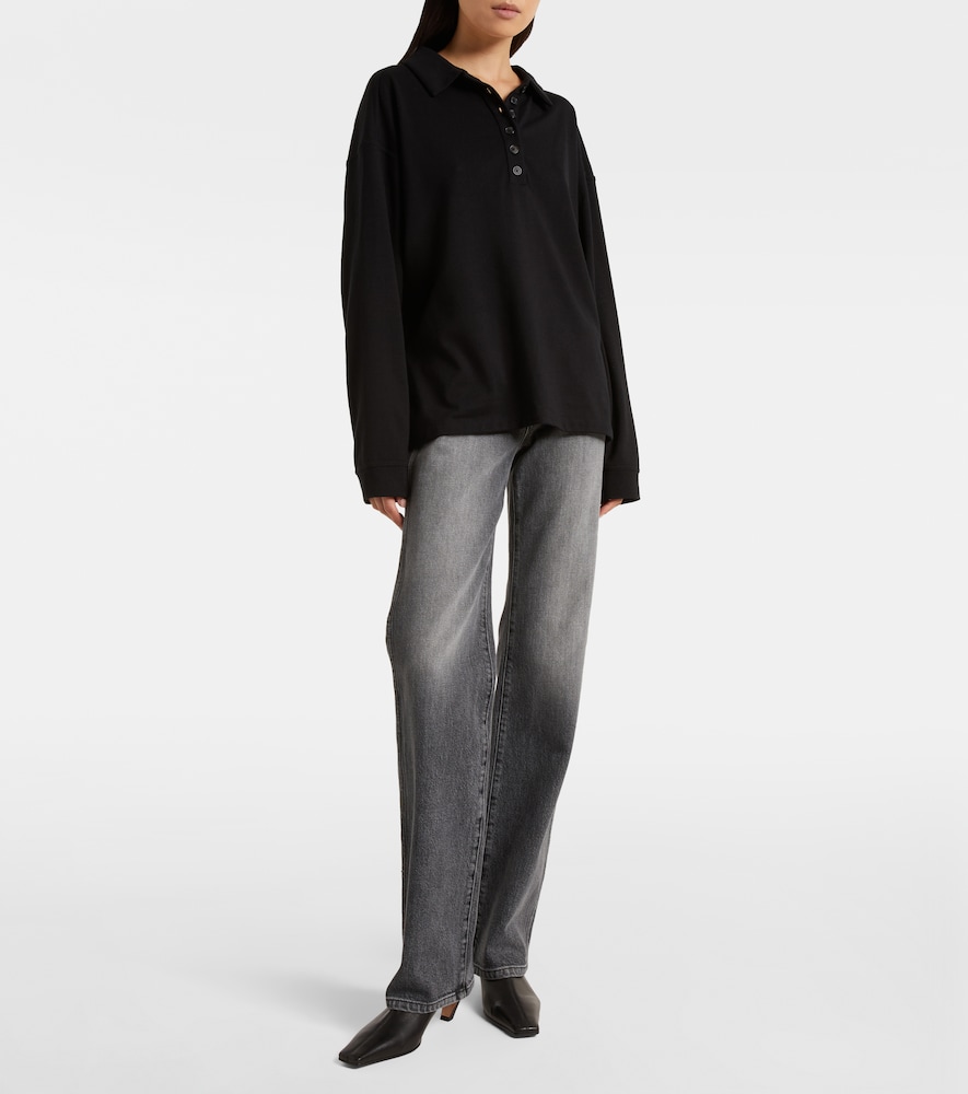  Khaite Khaite Polopullover Faithful Aus Seiden-jersey 