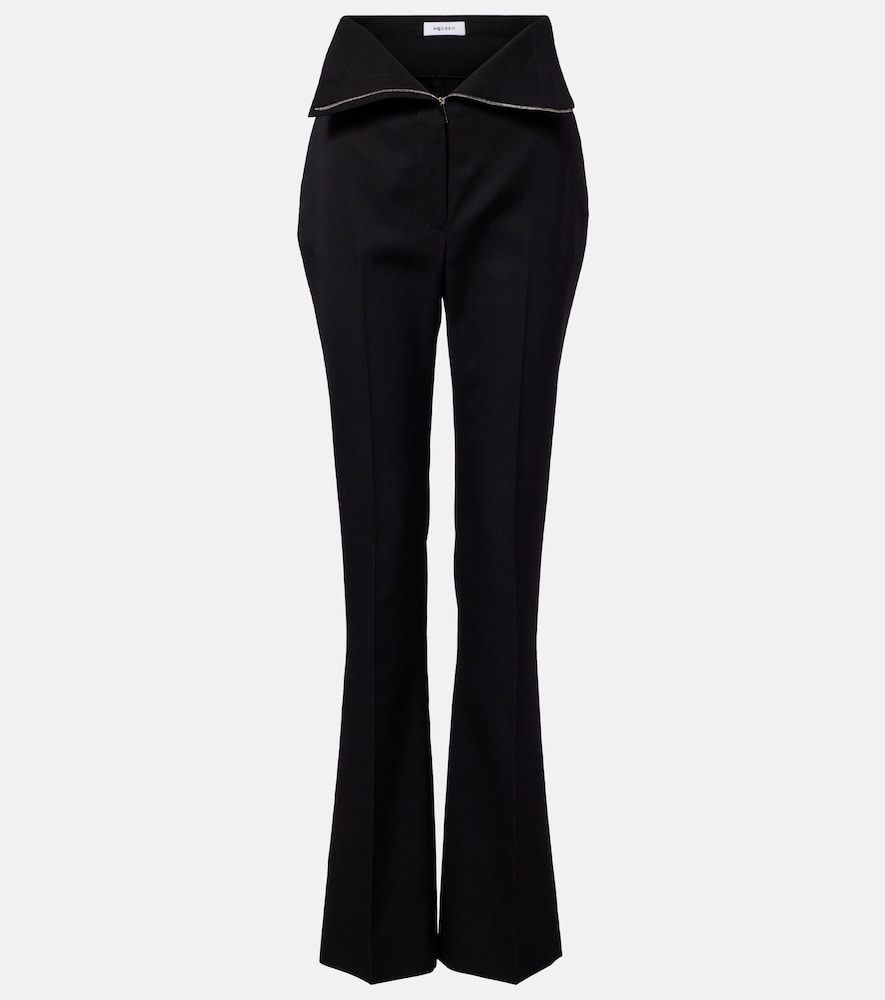 McQueen Wool bootcut pants