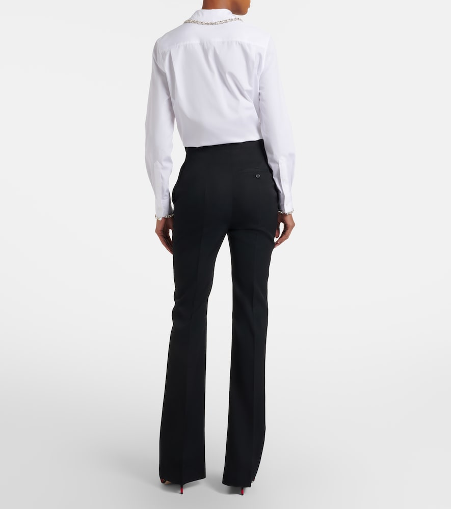  Mcqueen Mcqueen Wool Bootcut Pants 