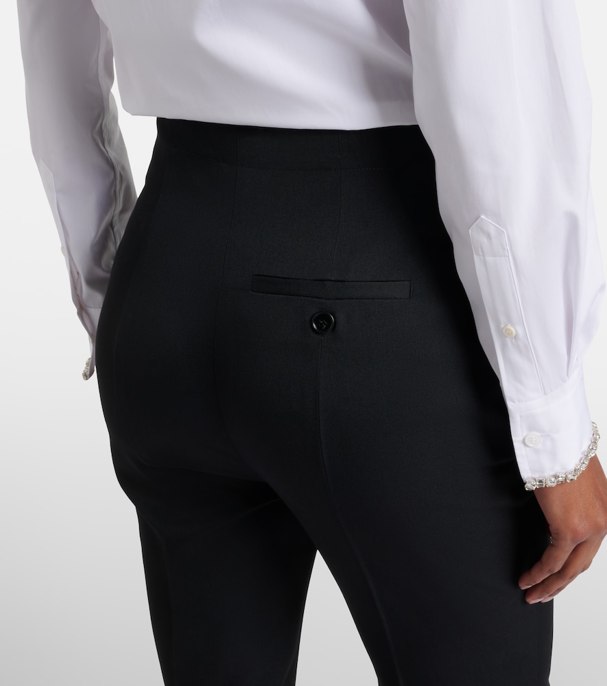  Mcqueen Mcqueen Wool Bootcut Pants 