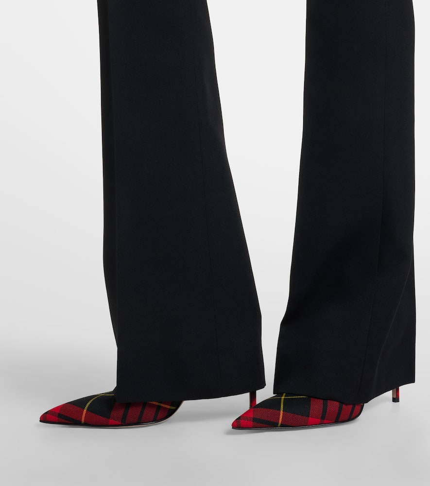 Wool Bootcut Pants