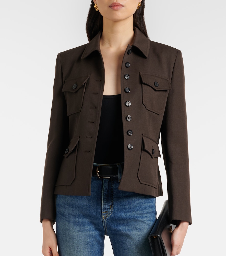  Nili Lotan Nili Lotan Jamison Virgin Wool Jacket 