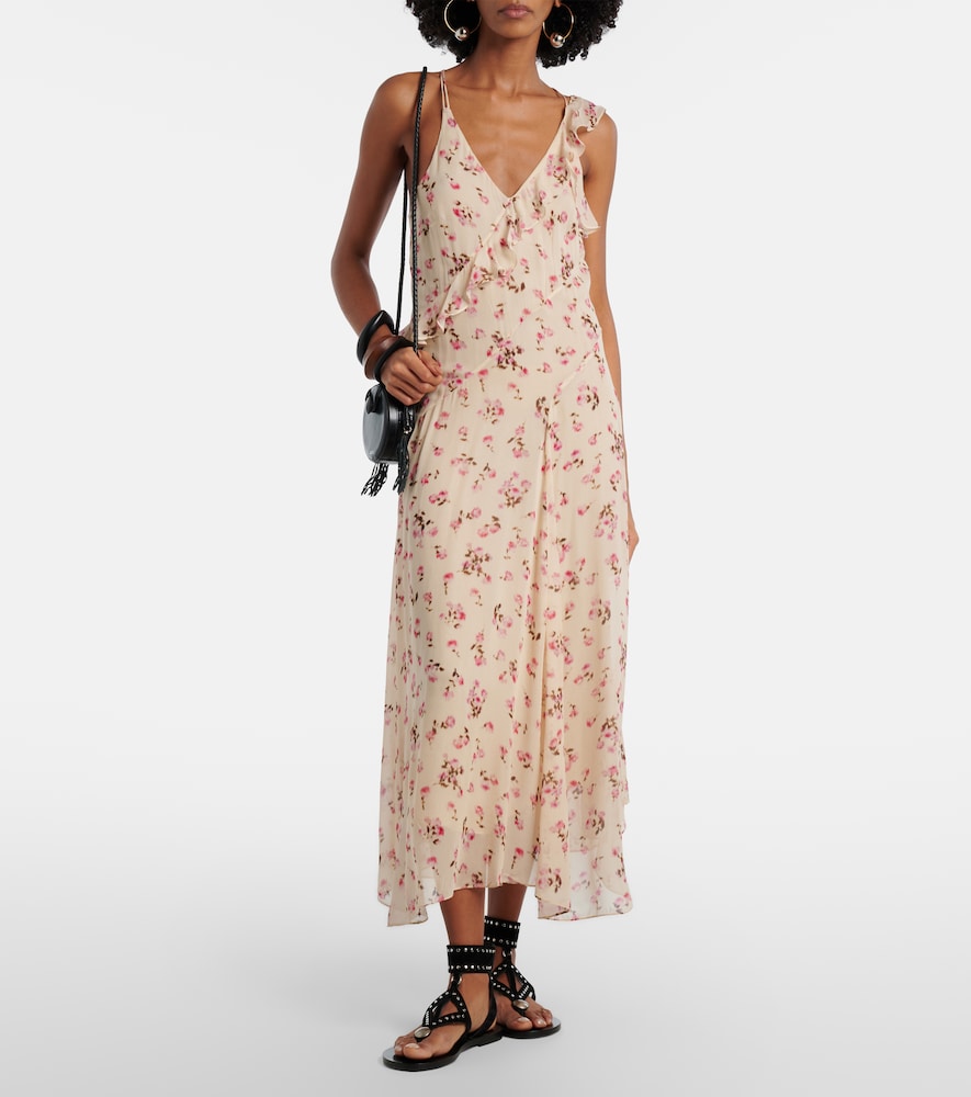 Marant Etoile Luxie floral midi dress