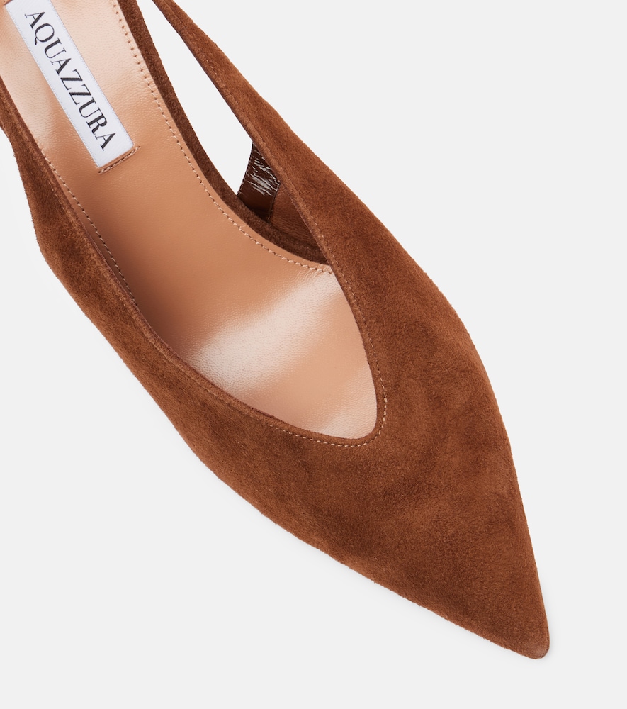 Voltaire 85 Suede Slingback Pumps