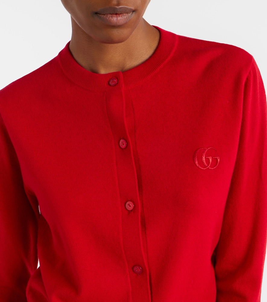  Gucci Gucci Cardigan Double g Aus Wolle 