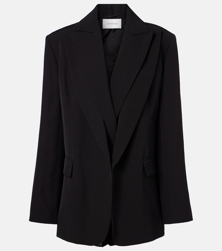 Sportmax Stenuta Layered Blazer In Black