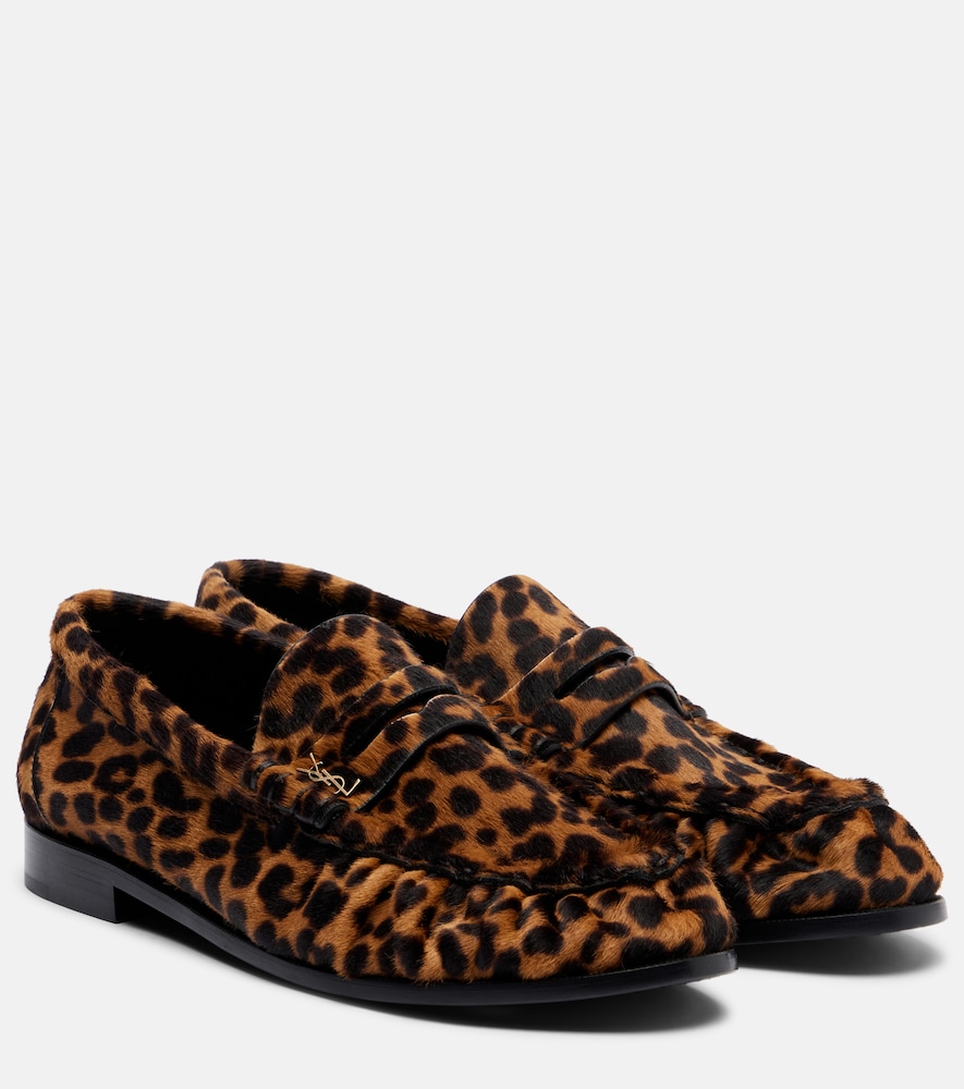 Saint Laurent Le Loafer calf hair penny loafers | Thumbnail 7