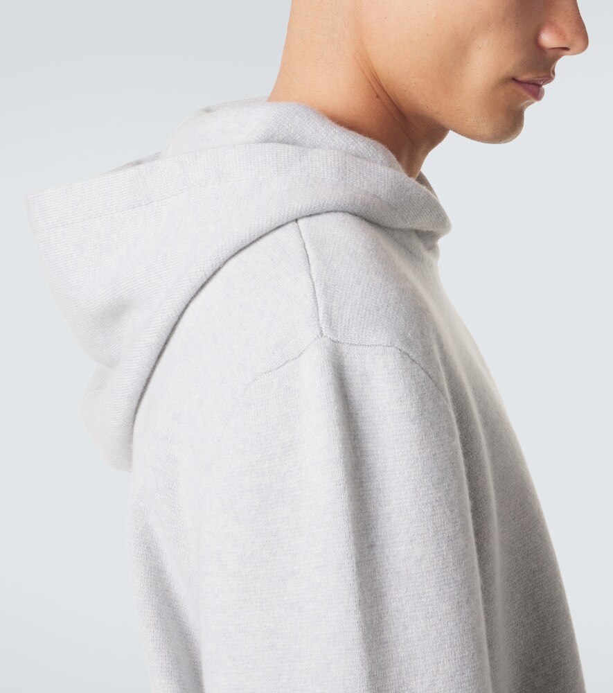 Cashmere Hoodie With Quartz